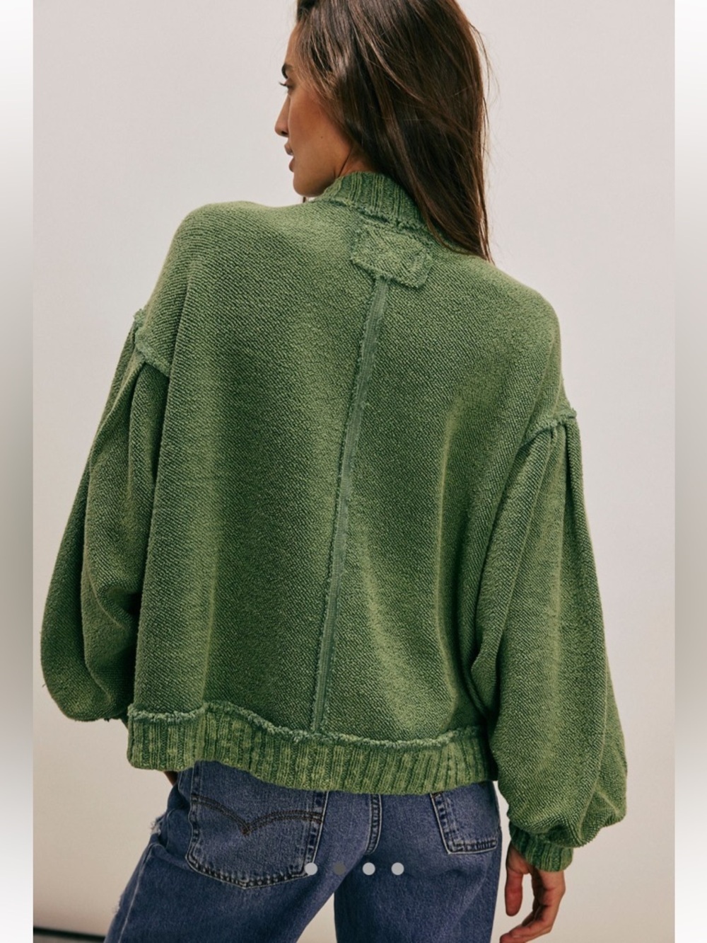 Free people cute in this cardi size small nwot - Picture 2 of 6